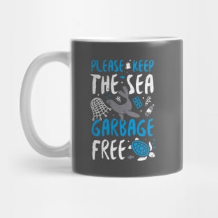 Please Keep the Sea Garbage Free - Marine Animals Mug